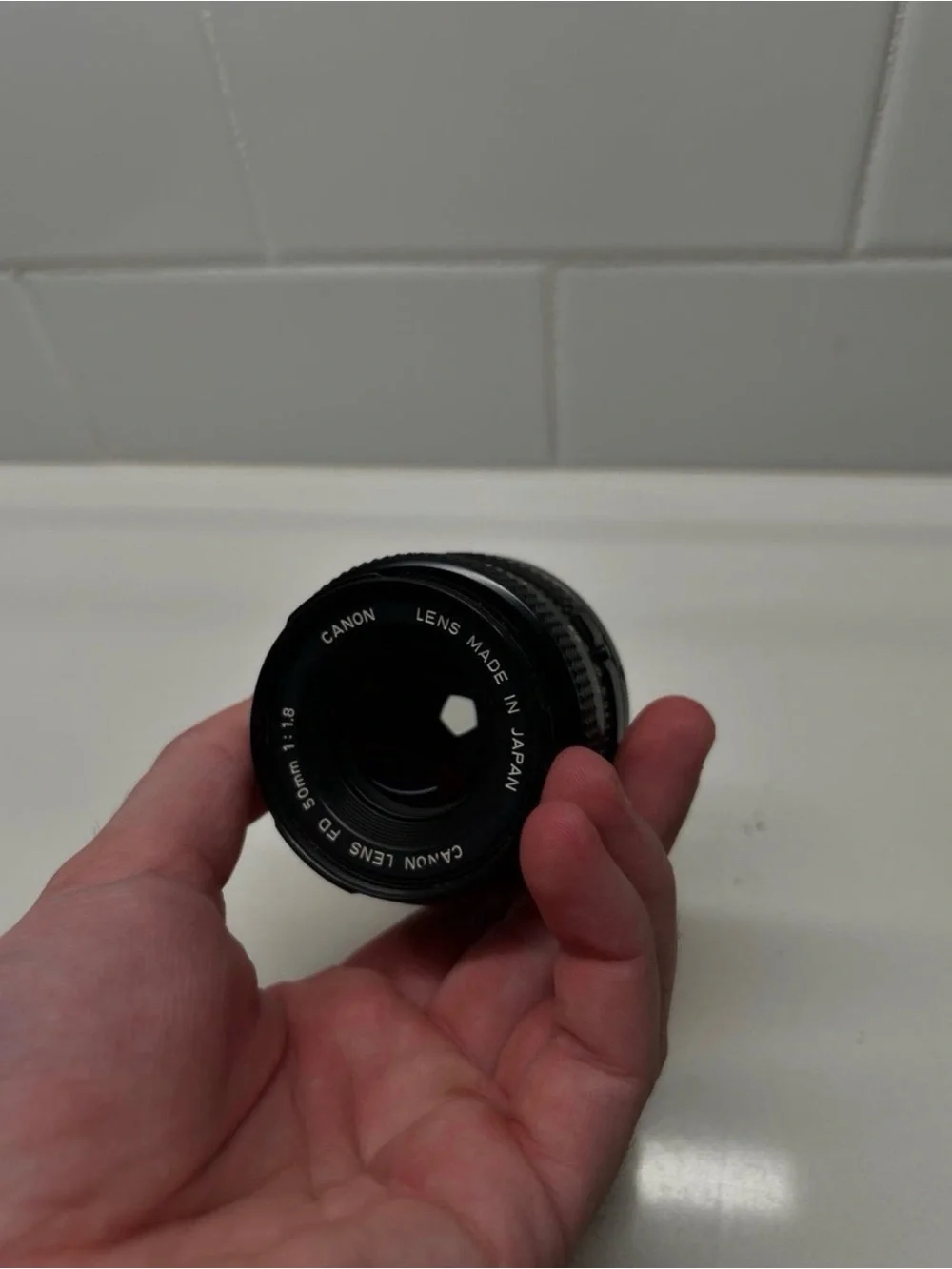 Canon 50mm f1.8 lens